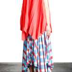 Issey Miyake Plissé Träger Top orange
