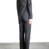 Yukai Damen Blazer Mit Reißverschluss schwarz