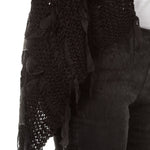 Masnada Damen Strickweste schwarz 