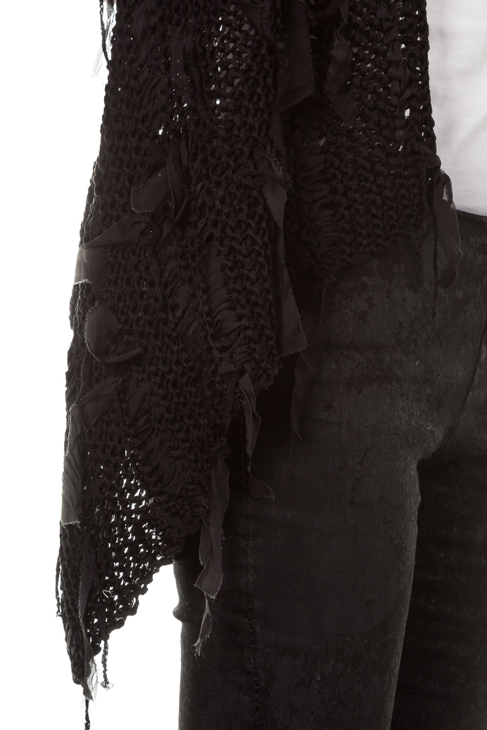Masnada Damen Strickweste schwarz 