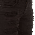 Robin`s Jean Damen Jeans DISTRESS schwarz