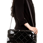 BAO BAO ISSEY MIYAKE CARTON S LARGE MESSENGER BAG  schwarz