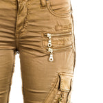 Robin`s Jean Damen Cargo Hose RAPTOR ocker