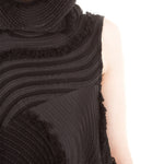 ISSEY MIYAKE Plissee Kleid schwarz