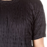 ISSEY MIYAKE Herren T-Shirt Crashed Look TORUS KANOKO schwarz