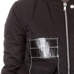 Rick Owens DRKSHDW Herren Bomber Jacke schwarz