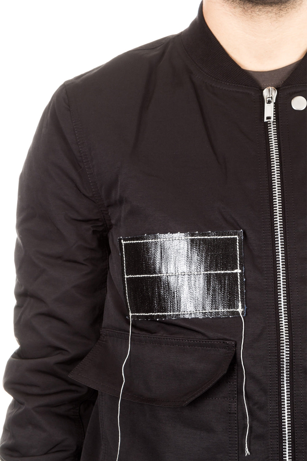 Rick Owens DRKSHDW Herren Bomber Jacke schwarz