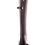 Ann Demeulemeester Damen Lackleders Stiefel bordeaux