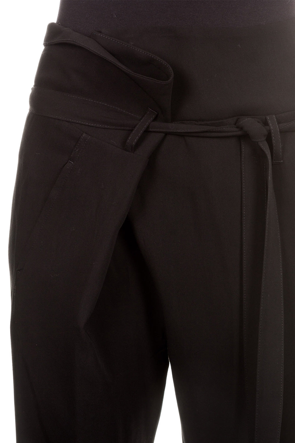 Ann Demeulemeester Damen Hose Avantgarde schwarz 