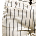 Ann Demeulemeester Damen Hose 7/8 Avantgarde beige