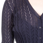 M Missoni Damen Strick Jacke navy