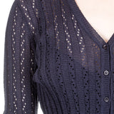 M Missoni Damen Strick Jacke navy