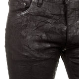 Fagassent Herren Jeans JESUS beschichtet schwarz