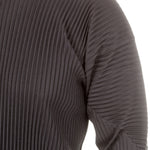 Homme Plissé Issey Miyake Herren longsleeve shirt schwarz