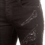 Fagassent Herren Jeans LENBRANT schwarz