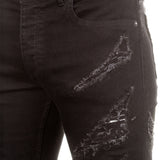 Fagassent Herren Jeans LENBRANT schwarz