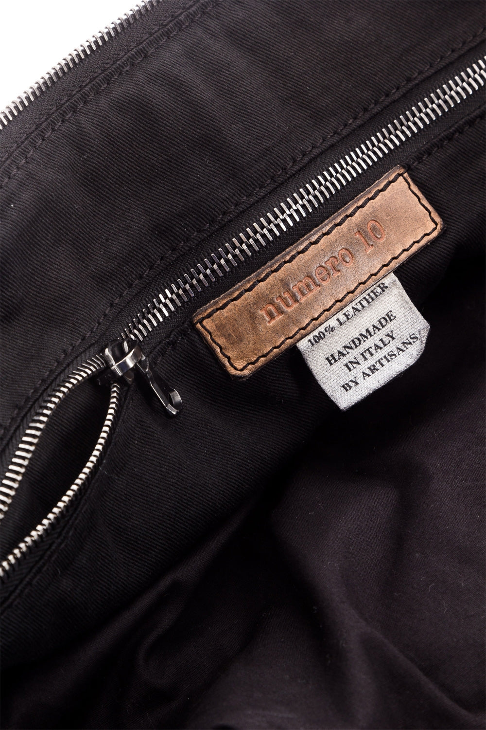 numero 10 Leder Tasche braun