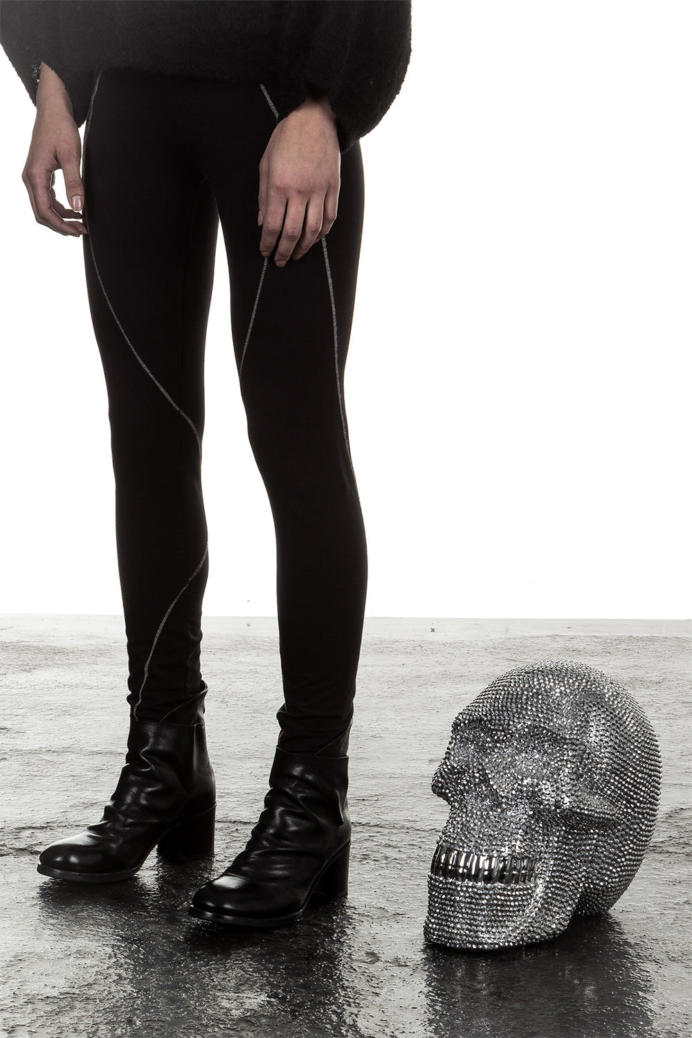Cor Mulder Strass Skull DIAMOND groß silber