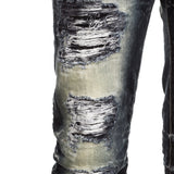 Robin`s Jean Herren Jeans MARLON SKINNY mit Nieten blau 