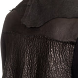 Claudio Cutuli Damen Lederweste Avantgarde schwarz