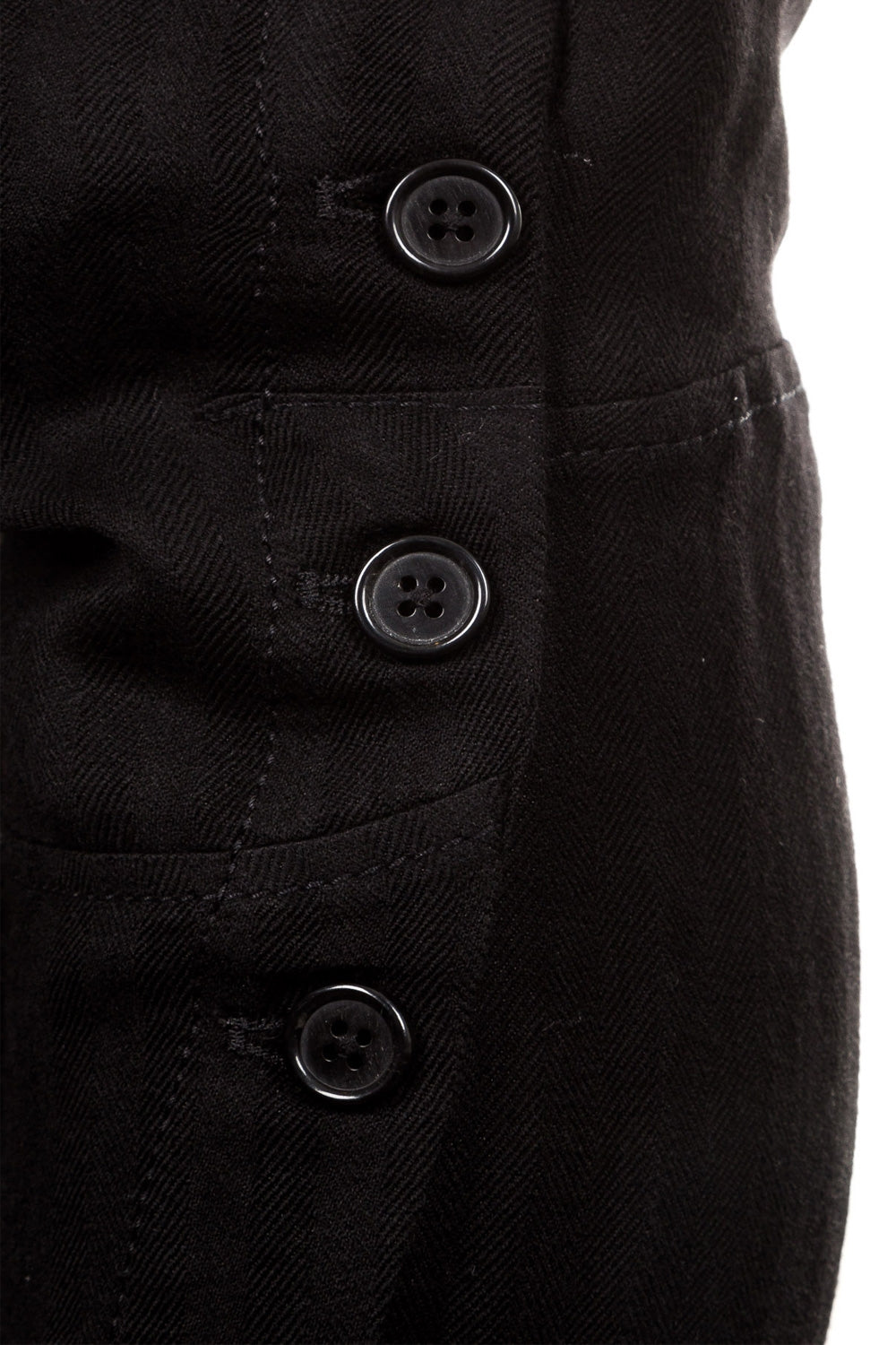 Ann Demeulemeester Damen 7/8 Hose Avantgarde schwarz 