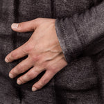 Masnada Herren Kaschmir Pullover grid anthrazit