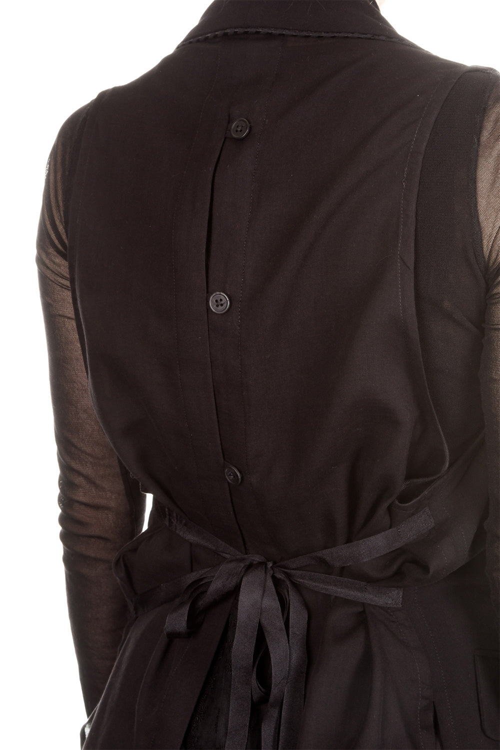 Ann Demeulemeester Damen Weste schwarz