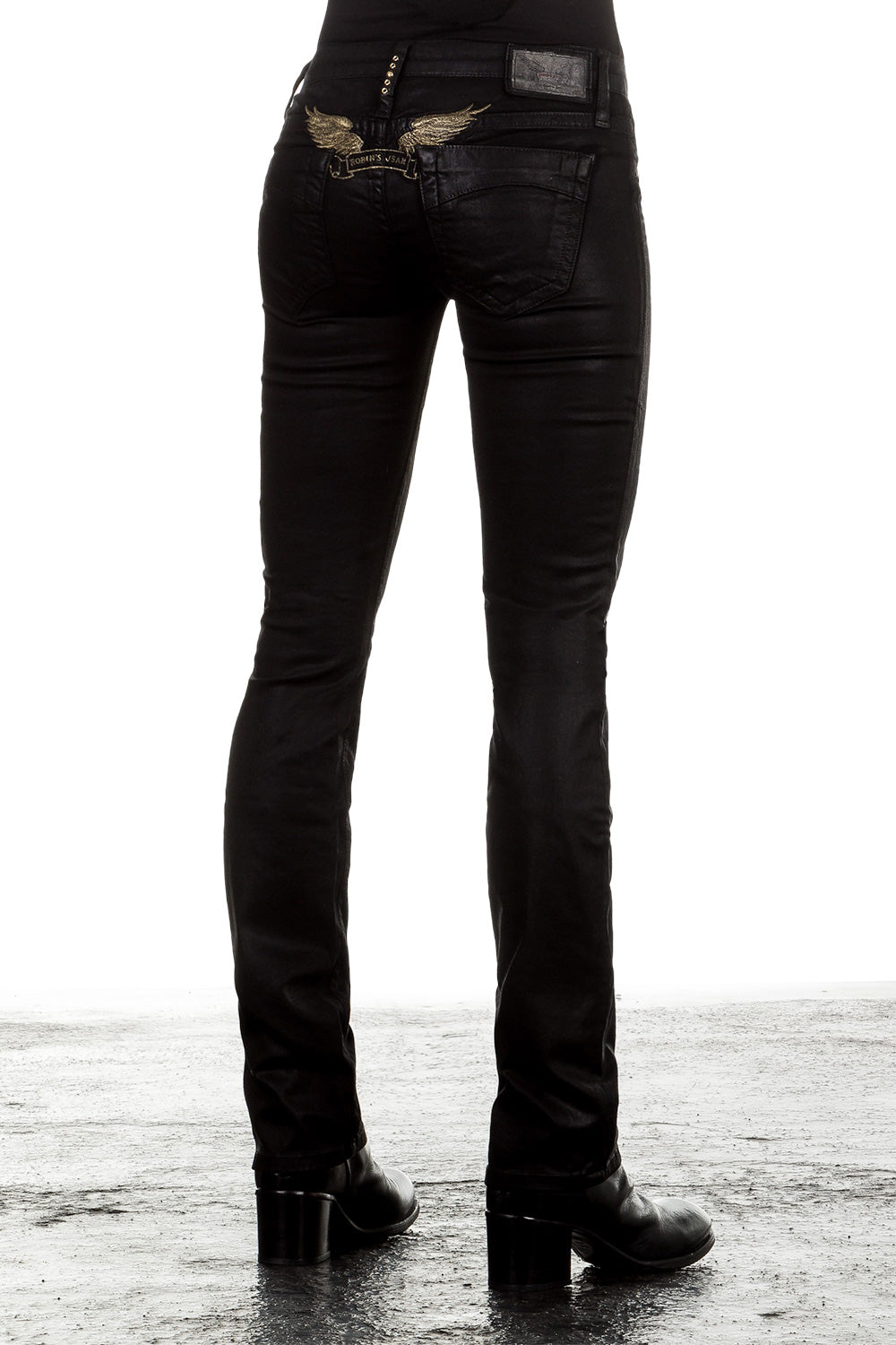 Robin`s Jean Damen Jeans COAT schwarz