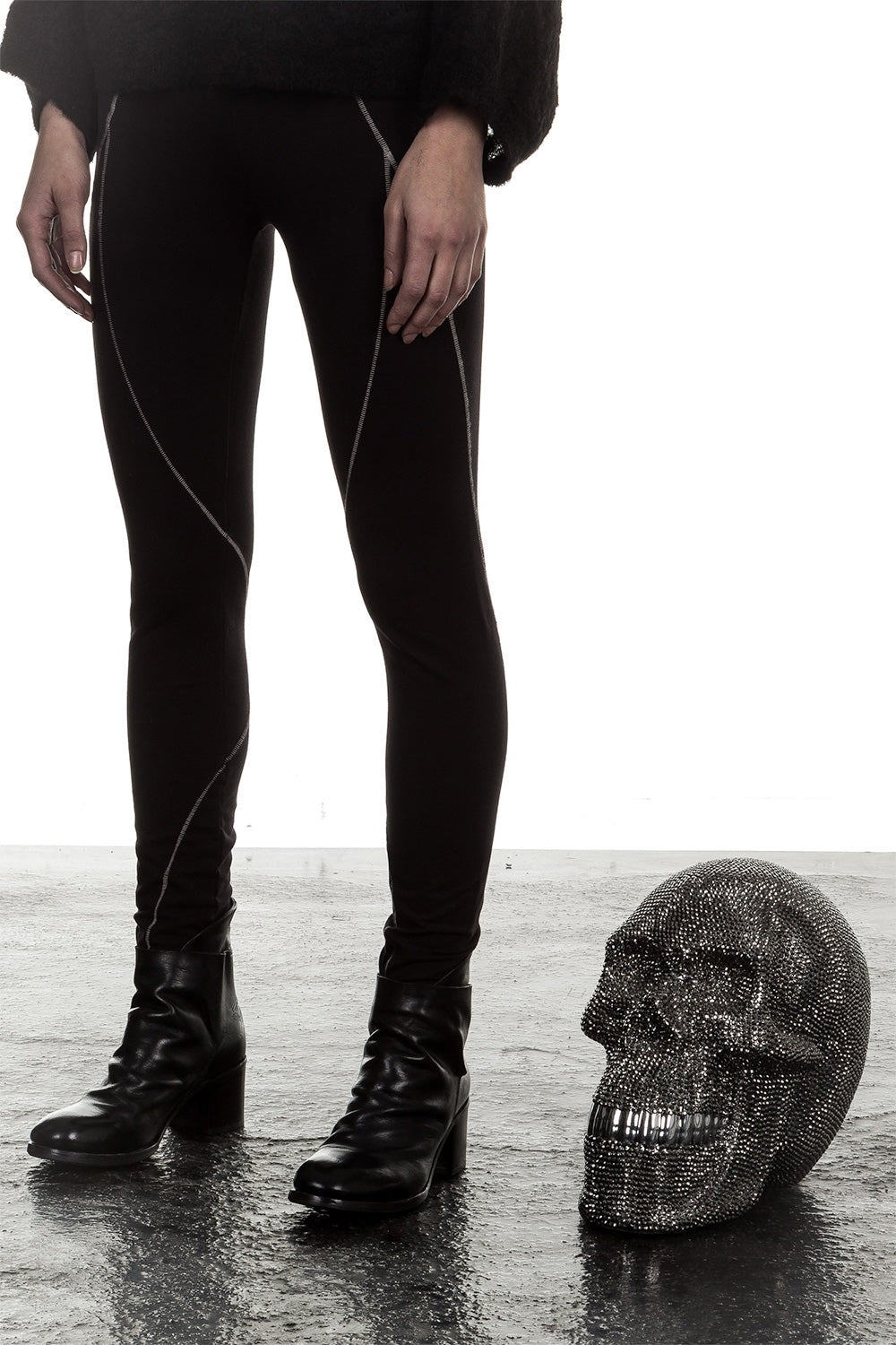 Cor Mulder Strass Skull DIAMOND groß smoke