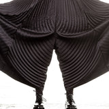 ISSEY MIYAKE Plissee Hoserock schwarz
