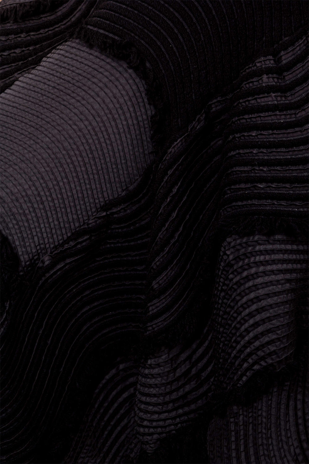ISSEY MIYAKE Plissee Kleid schwarz