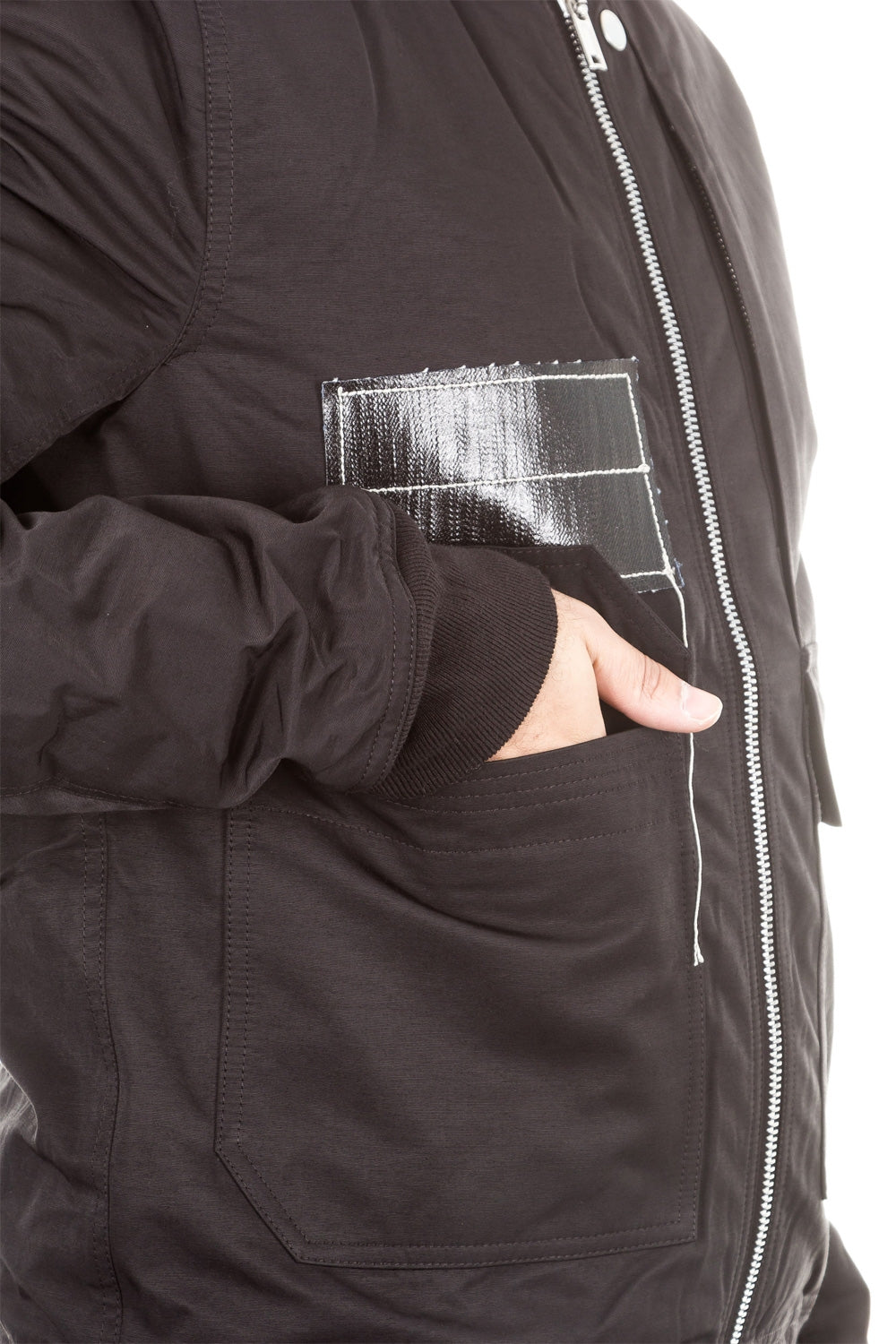 Rick Owens DRKSHDW Herren Bomber Jacke schwarz