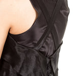 Masnada Damen Abendkleid schwarz