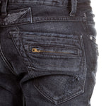 Robin`s Jean Herren Jeans MOTARD PATCHES dunkelblau