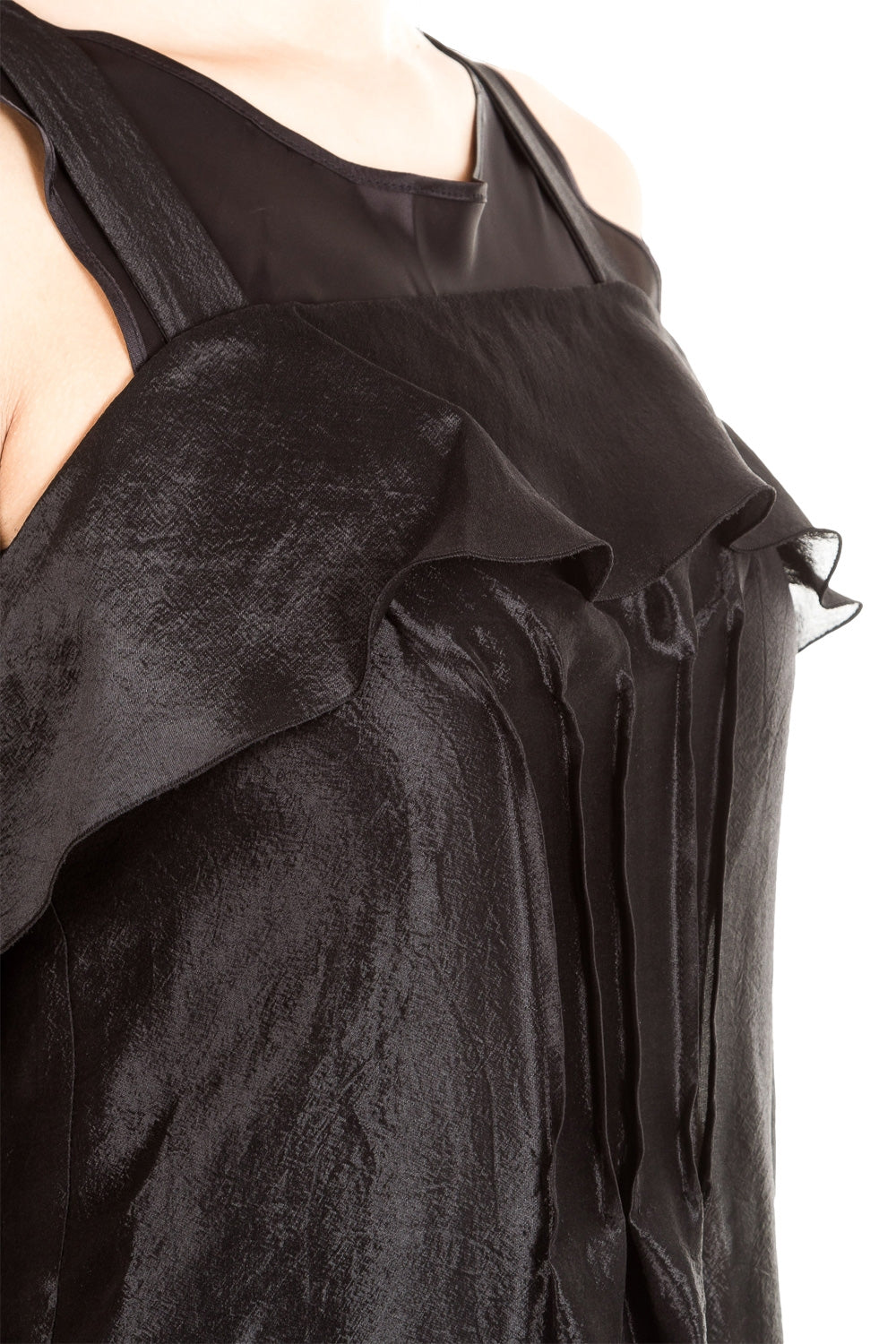 Masnada Damen Abendkleid schwarz