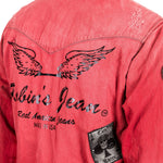 Robin`s Jean Herren Hemd Patches rot