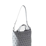 BAO BAO Issey Miyake CRYSTAL MATTE bag light gray matt