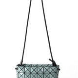 BAO BAO ISSEY MIYAKE Schultertasche LOOP METALLIC ash green Frontansicht