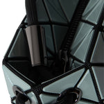 BAO BAO ISSEY MIYAKE Schultertasche LOOP METALLIC ash green Kordelriemen Detail