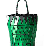 BAO BAO ISSEY MIYAKE Handtasche BASKET grün Frontansicht