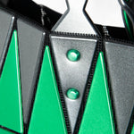 BAO BAO ISSEY MIYAKE Handtasche BASKET grün Verschluss Detail
