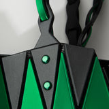 BAO BAO ISSEY MIYAKE Handtasche BASKET grün Tragegriff Detail