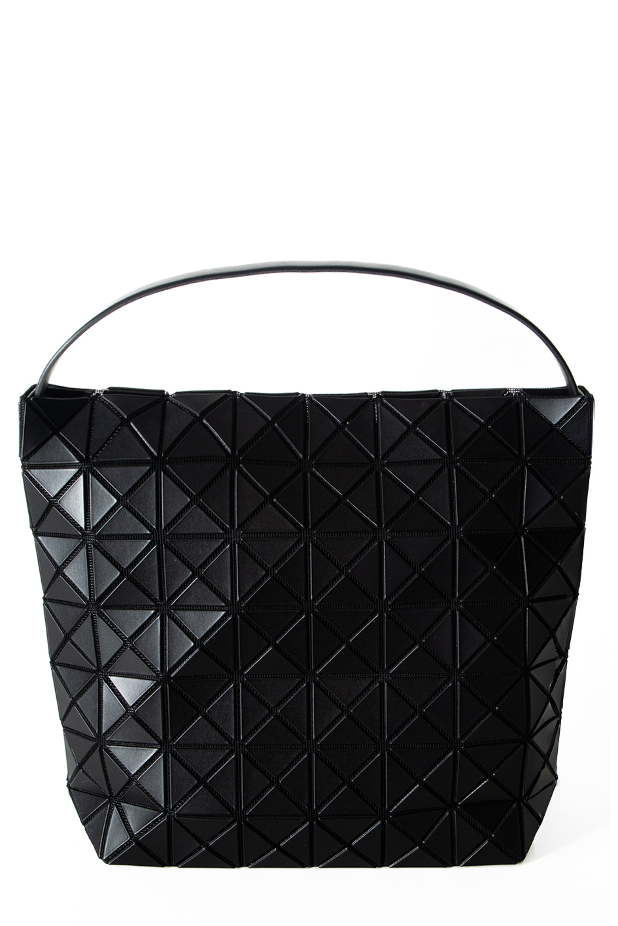 BAO BAO ISSEY MIYAKE Handtasche VALLEY mattschwarz Frontansicht