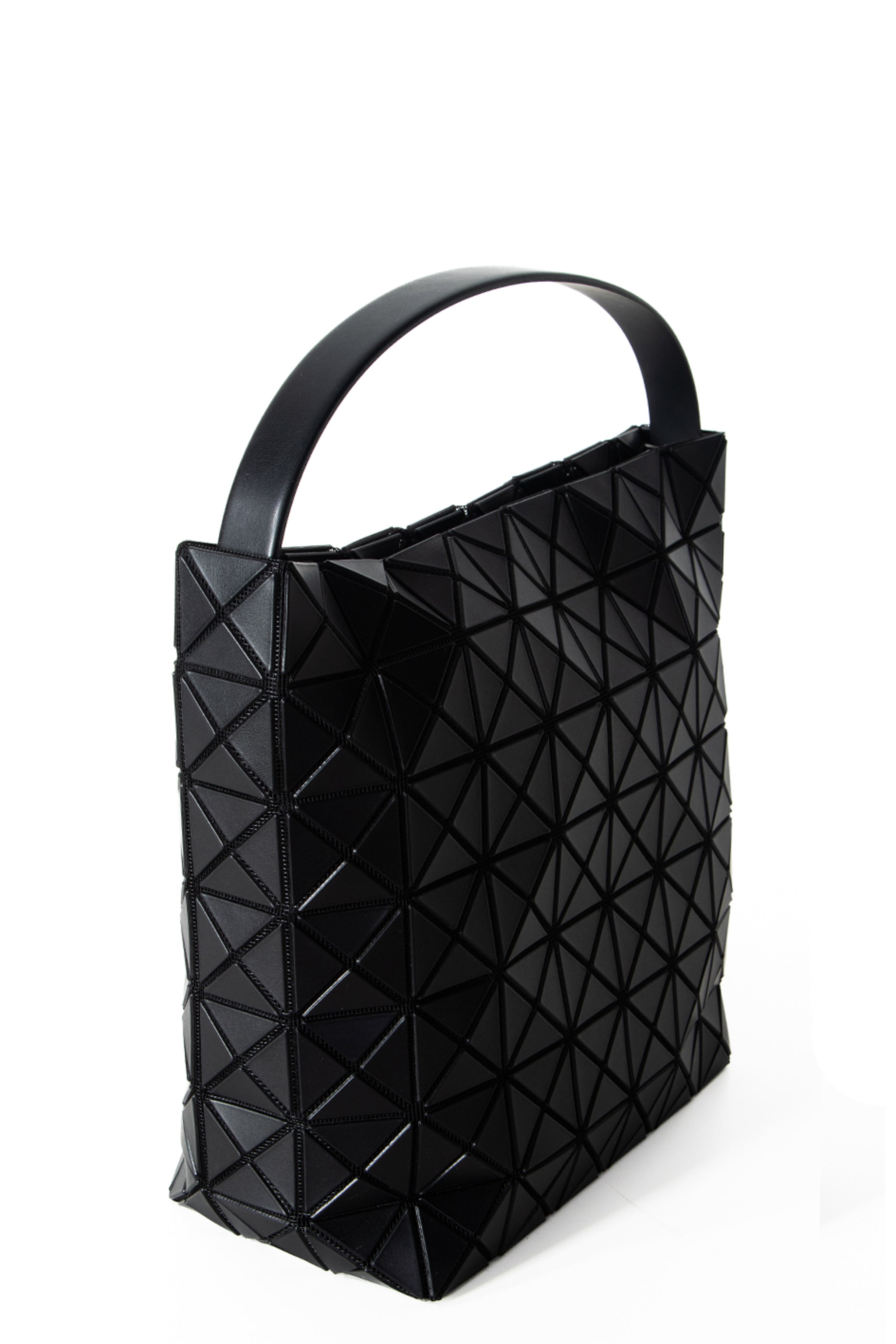 BAO BAO ISSEY MIYAKE Handtasche VALLEY mattschwarz Seitenansicht