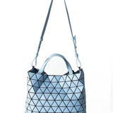 BAO BAO ISSEY MIYAKE Handtasche CRYSTAL MATTE hellblau Frontansicht