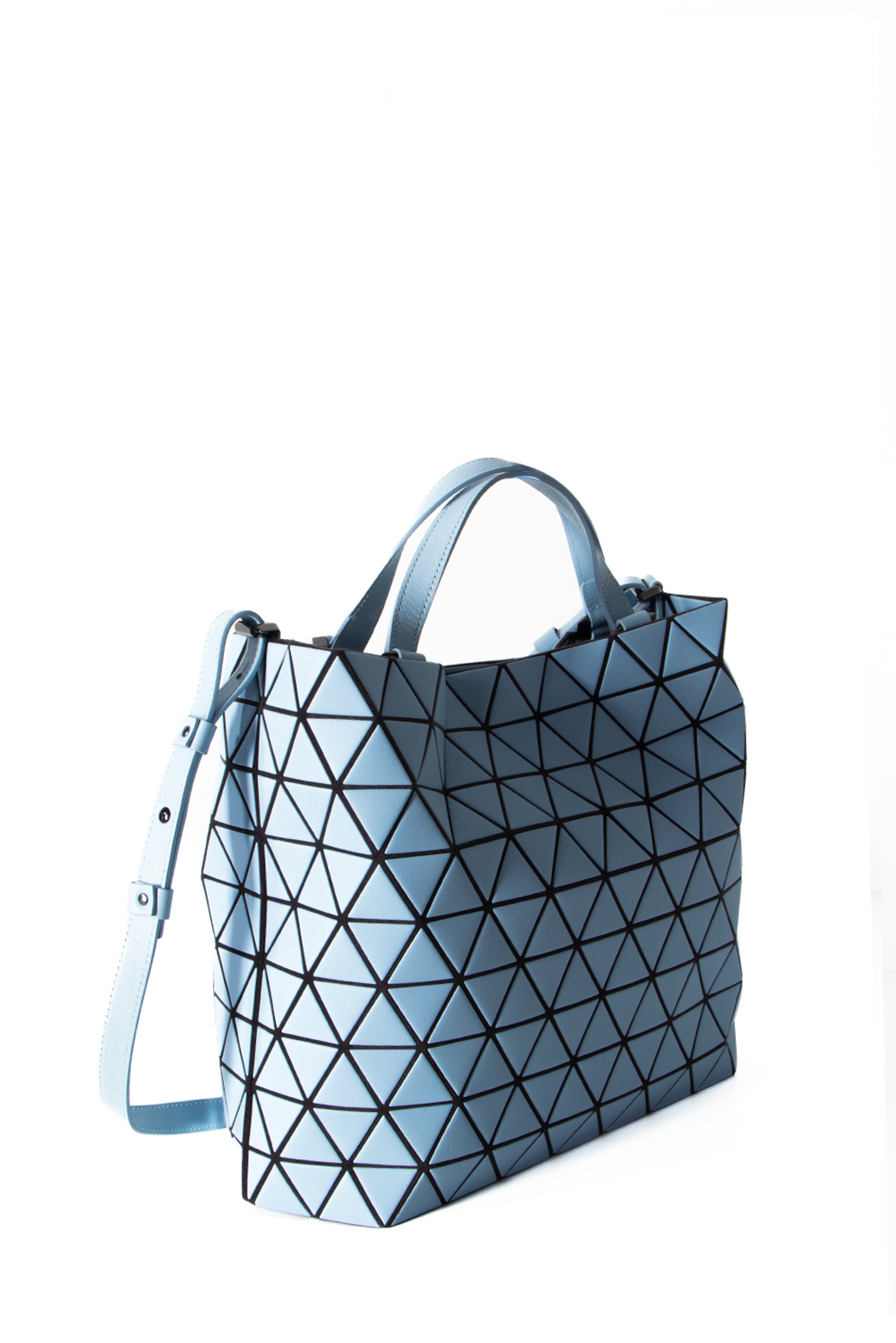 BAO BAO ISSEY MIYAKE Handtasche CRYSTAL MATTE hellblau Rückansicht