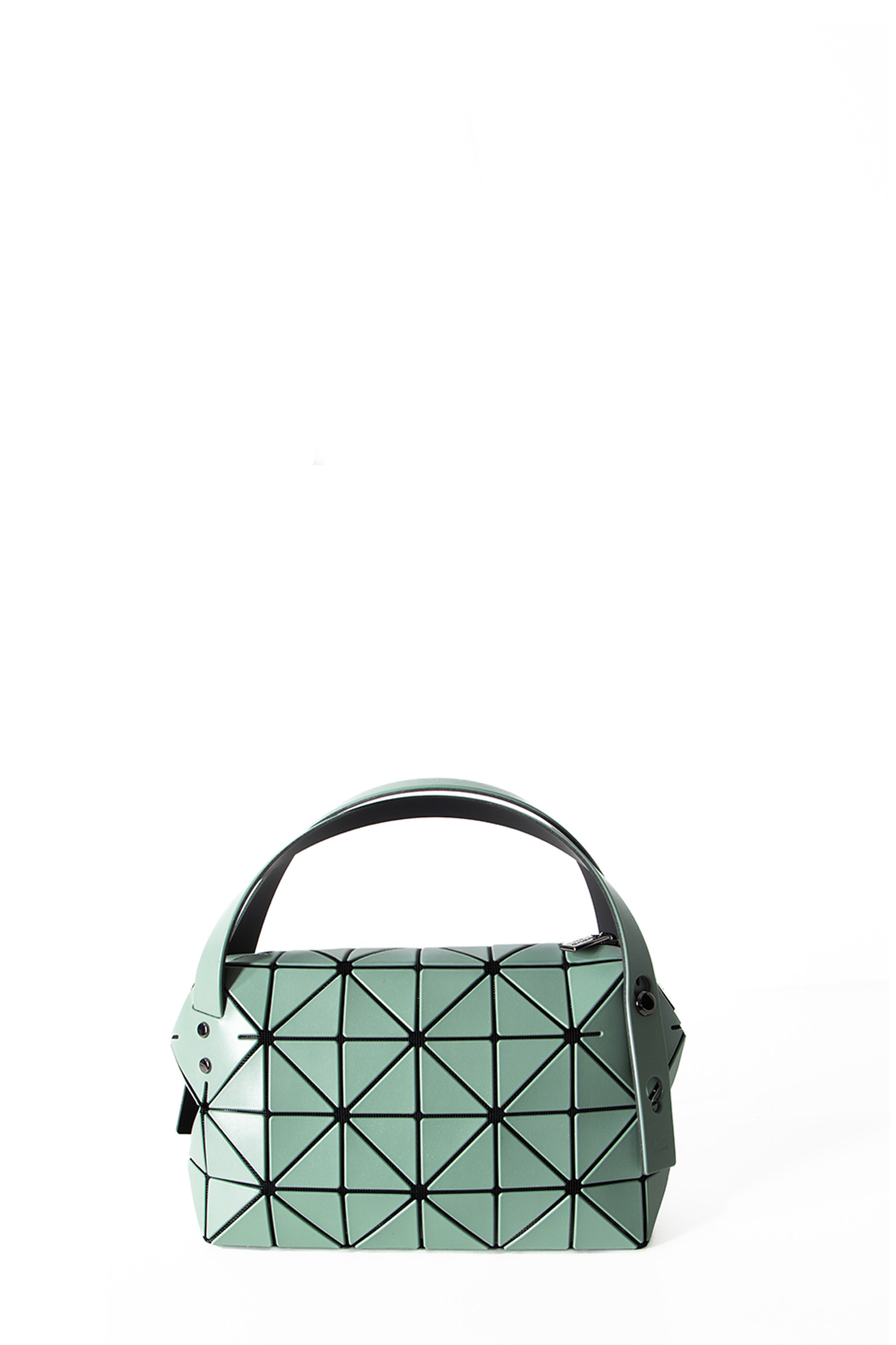 BAO BAO ISSEY MIYAKE Handtasche BOSTON khaki grün Frontansicht