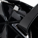 BAO BAO ISSEY MIYAKE Shopper CARTON schwarz Innenansicht mit Reißverschluss