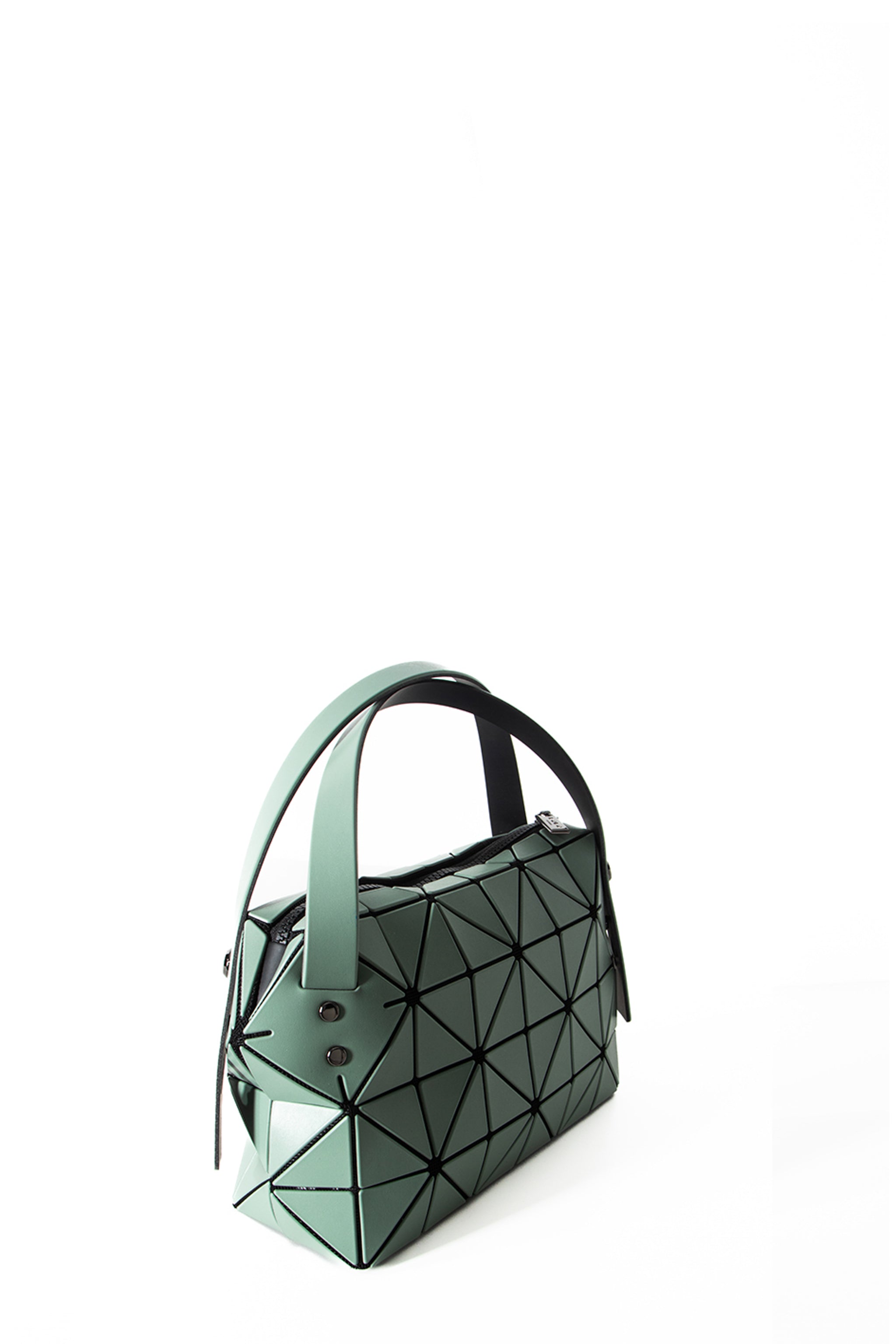 BAO BAO ISSEY MIYAKE Handtasche BOSTON khaki grün Seitenansicht