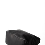 Yohji Yamamoto Damen Leder Shopper schwarz Unterseite